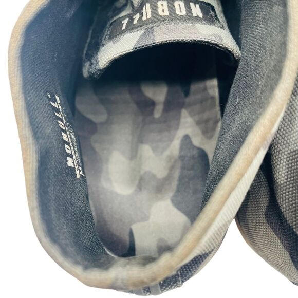 Nobull Black Mid Canvas Camo Trainers Sz M 11 / W 12.5 - Picture 6 of 9
